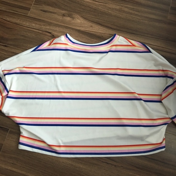 Multicolour crop top - Picture 2 of 2